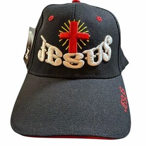 Black Jesus Embroidered Cap